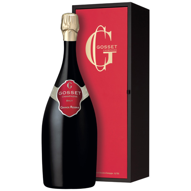 Gosset Champagne Grande Réserve Brut 3 l in Holzbox